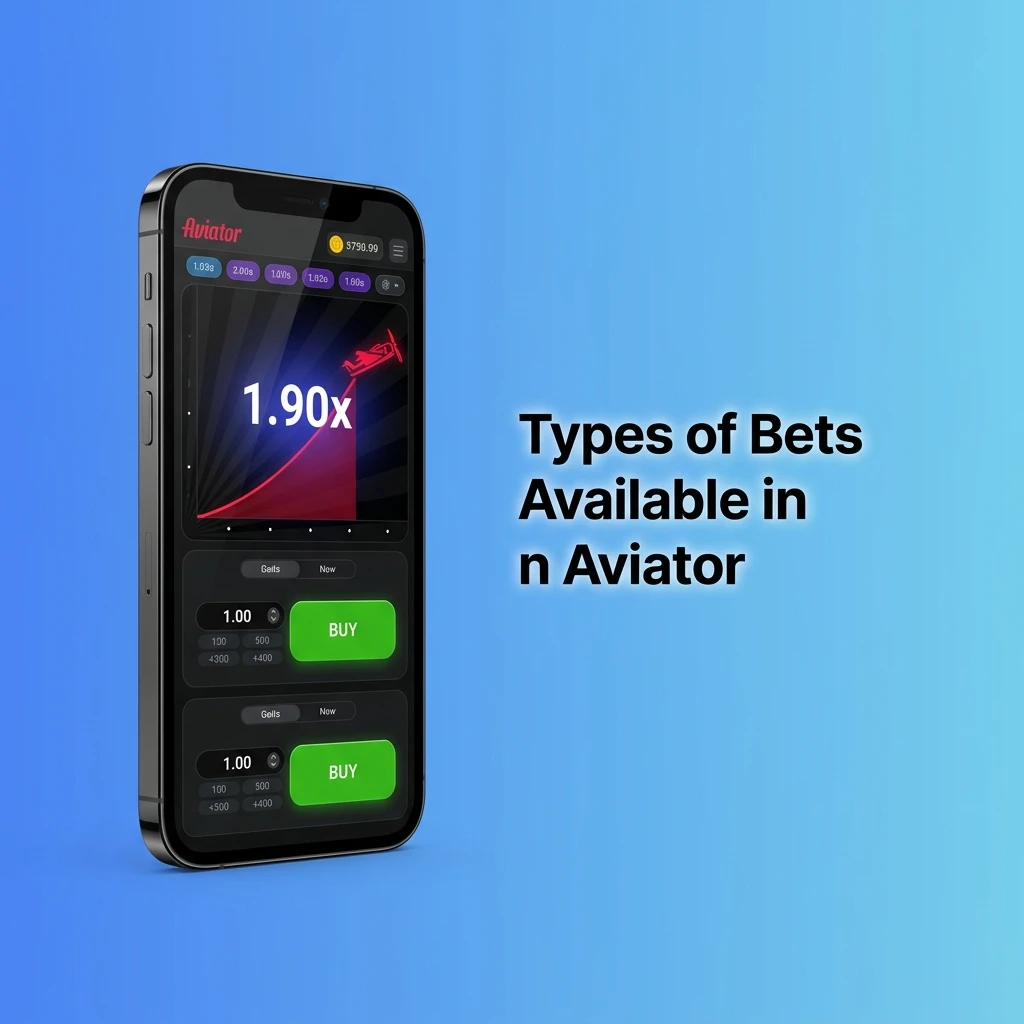 Aviator bet types including single, double, auto-bet and auto-cashout options for flexible risk management per round