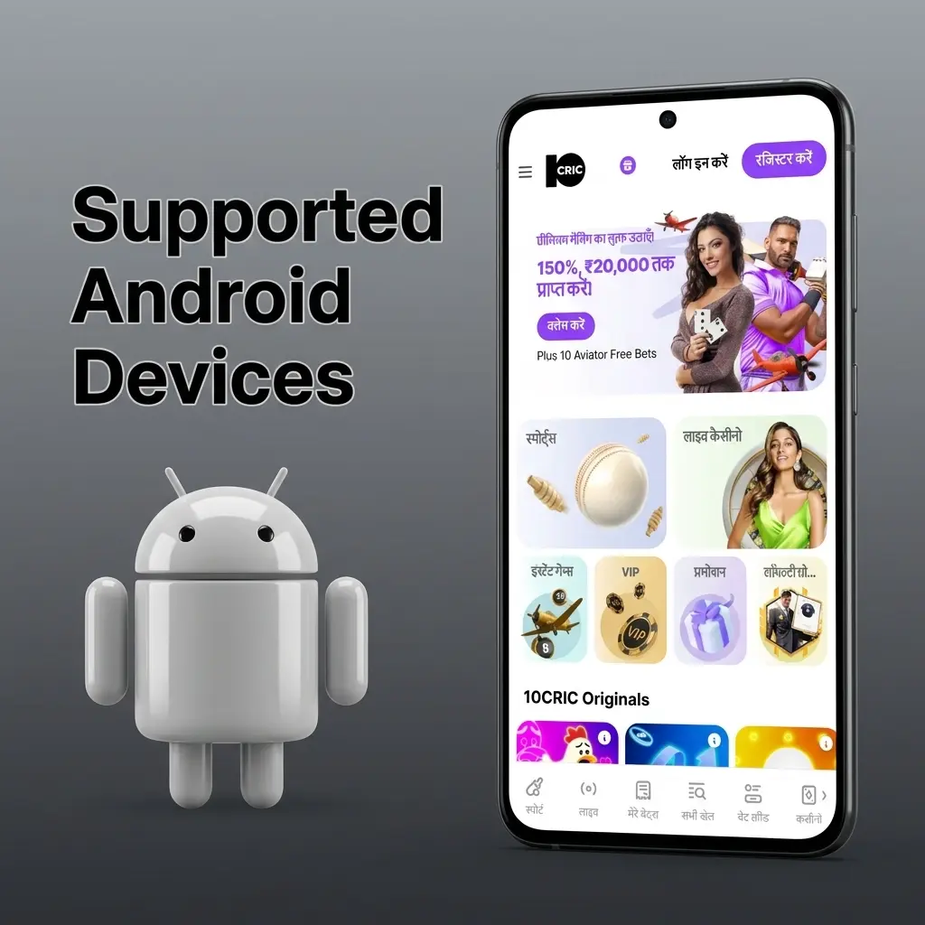 Aviator 10CRIC app tested on 10 Android devices across budget, mid-range, and flagship segments