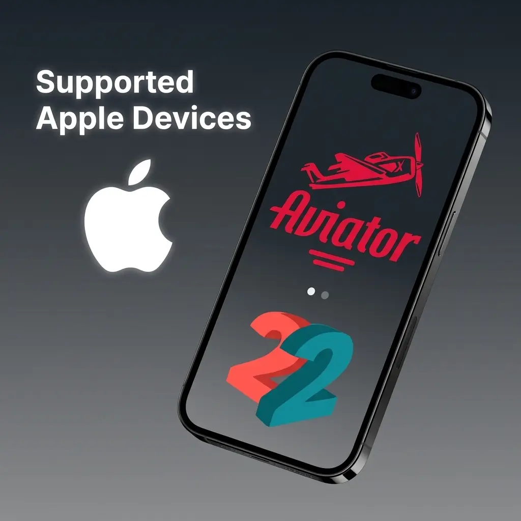 List of supported Apple devices for 22bet PWA including iPhone 8 to iPhone 15 Pro and iPad models running iOS 12+