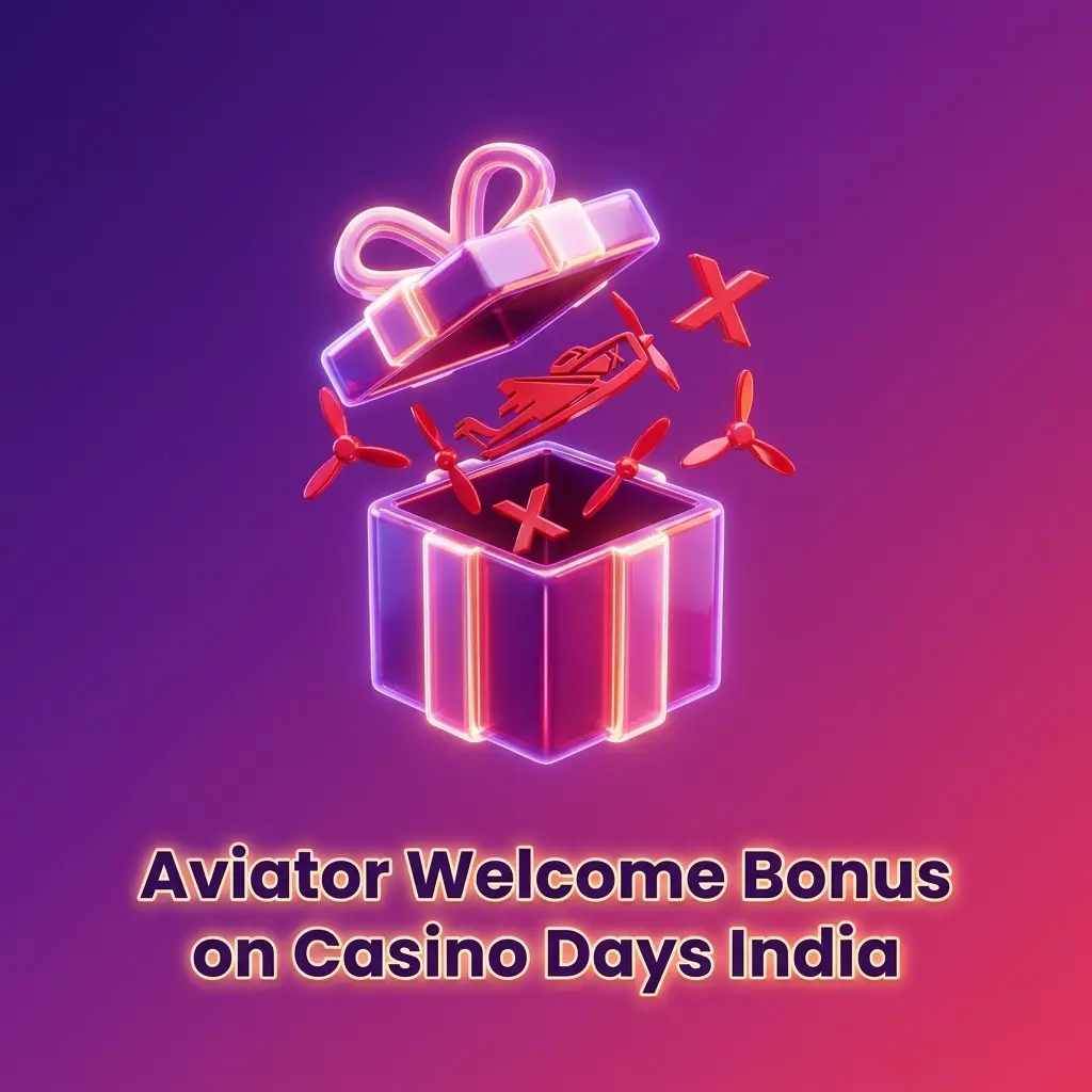 Casino Days India 200% welcome bonus for Aviator players with INR 1,000 minimum deposit and 30x wagering requirements