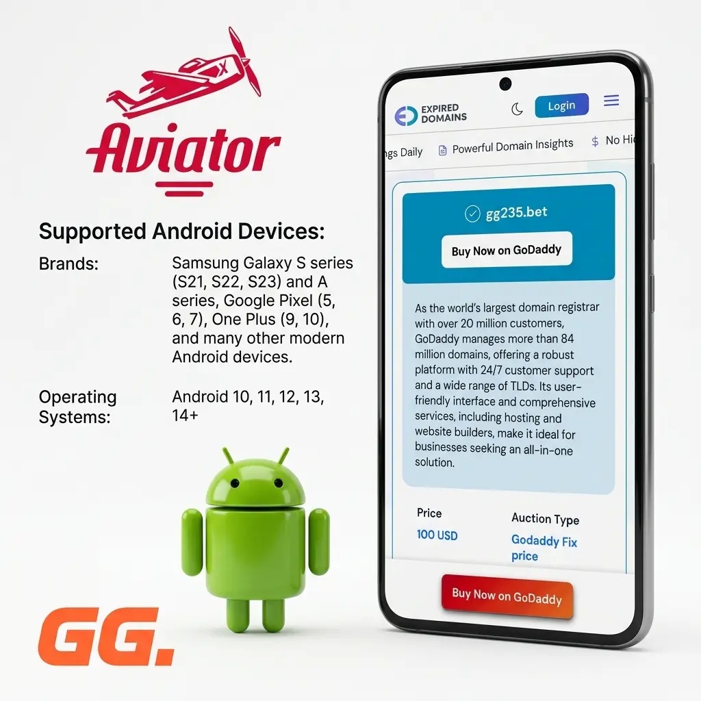 GG.BET Aviator app supported Android devices list including budget, mid-range, and flagship models tested for compatibility