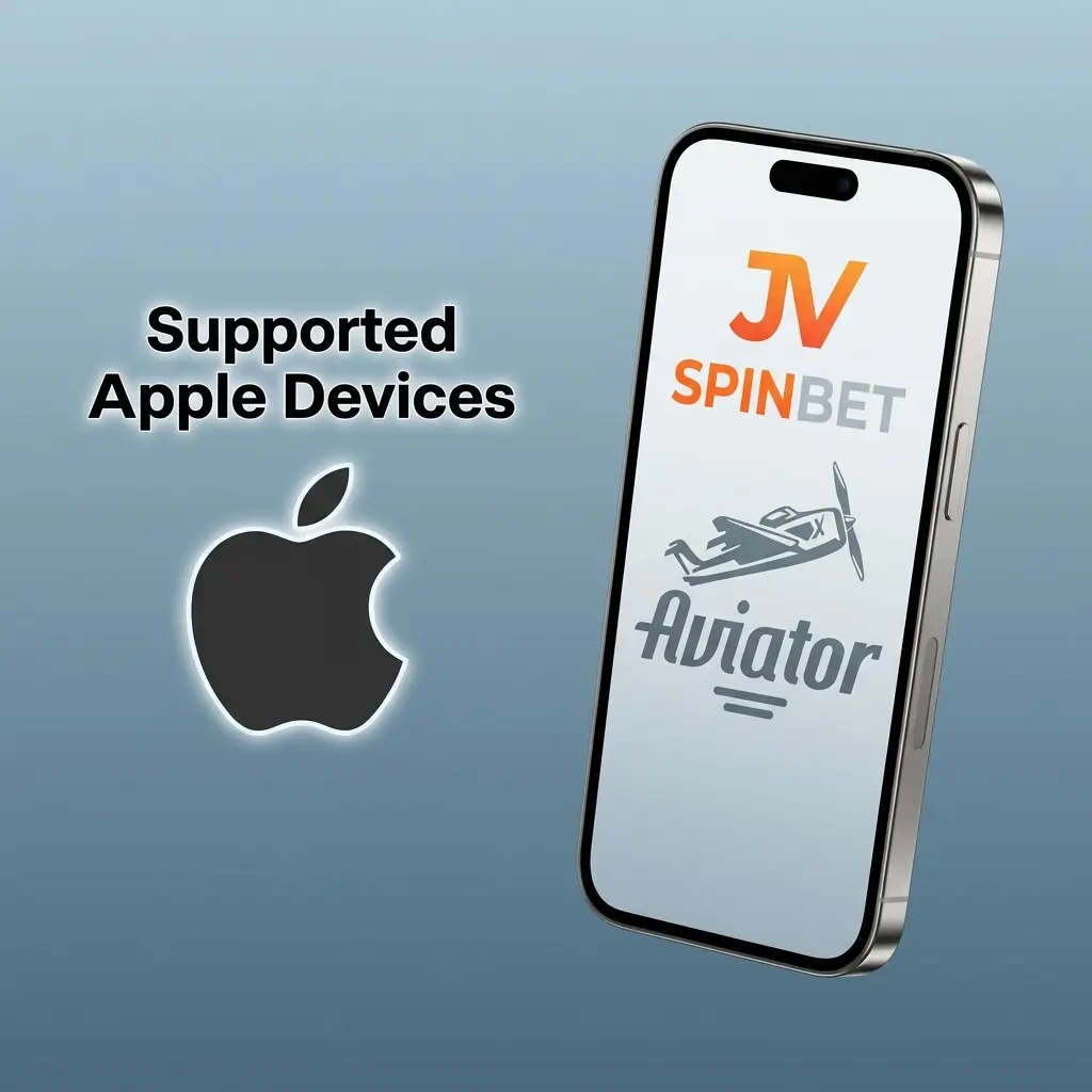 List of supported Apple iPhones and iPad models for JVSpin Aviator PWA app running on iOS 12 or later