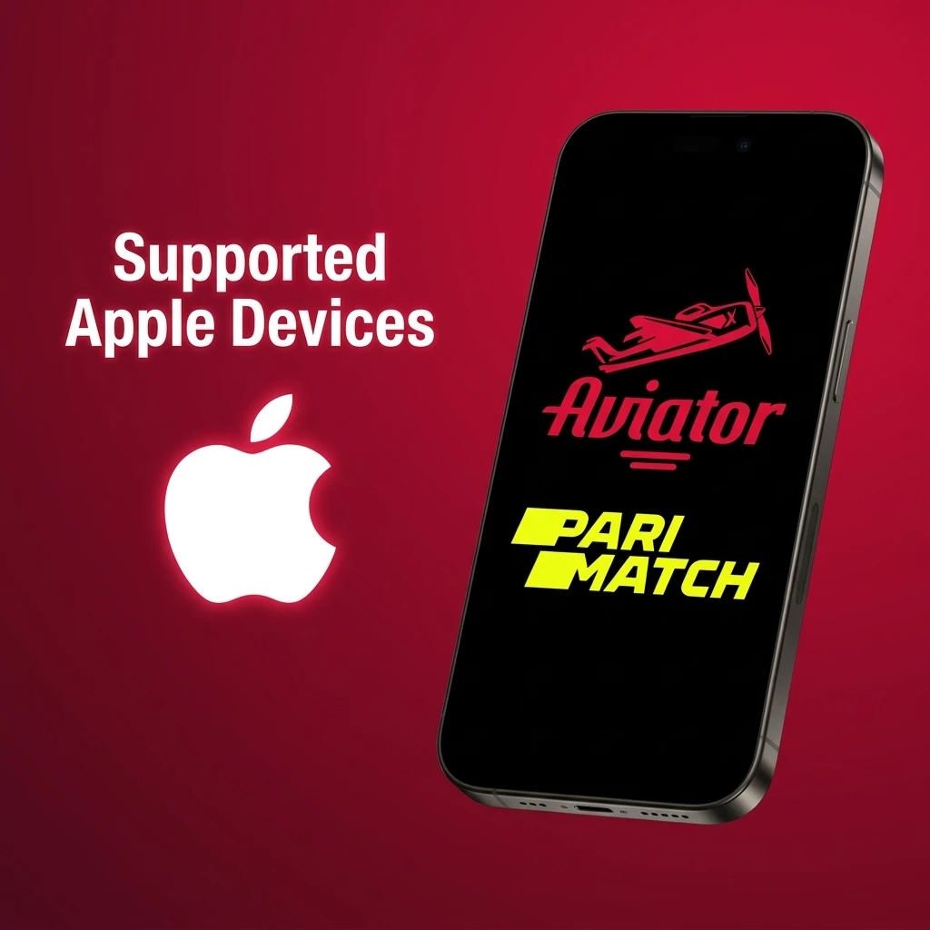 Supported Apple devices for Parimatch PWA including iPhone SE to iPhone 15 Pro and iPad models running iOS 12 or later