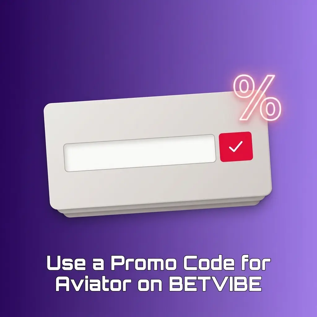BETVIBE Aviator promo code entry field during registration to activate bonus rewards for new and existing players