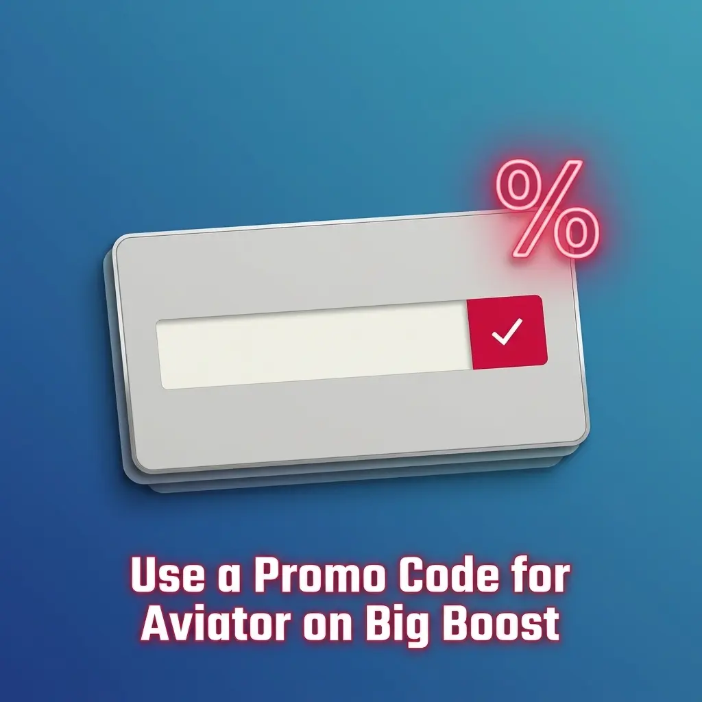 Big Boost promo code BBAVITOR entry field for Aviator game bonus activation during registration