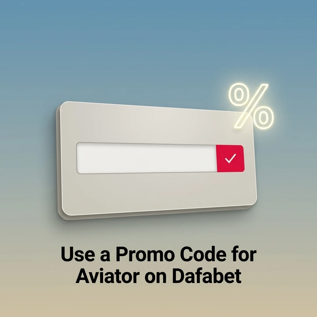 Dafabet promo code DAFA100 entry field during registration to activate Aviator deposit bonus