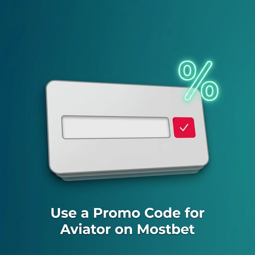Mostbet Aviator promo code MBBONUS entry field shown in app bonuses section for first deposit bonus