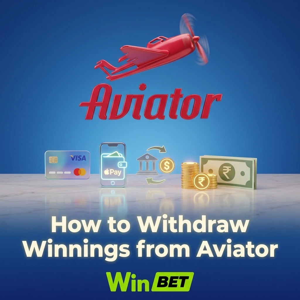 Steps to withdraw winnings from Aviator on WinWin app via Cashier section using UPI or crypto wallet